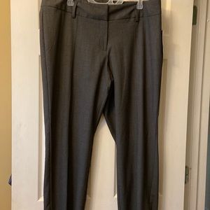 NWT! WORTHINGTON Gray CURVY Straight Leg MID RISE Pants TROUSERS ~ Size 16